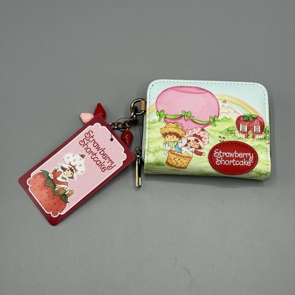 Handbags - Strawberry Shortcake Hot Balloon Mini Zipper Wallet New